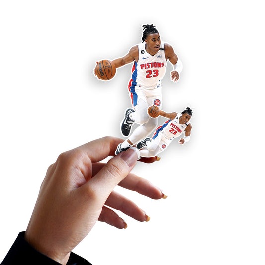 Detroit Pistons: Jaden Ivey  Minis        - Officially Licensed NBA Removable     Adhesive Decal