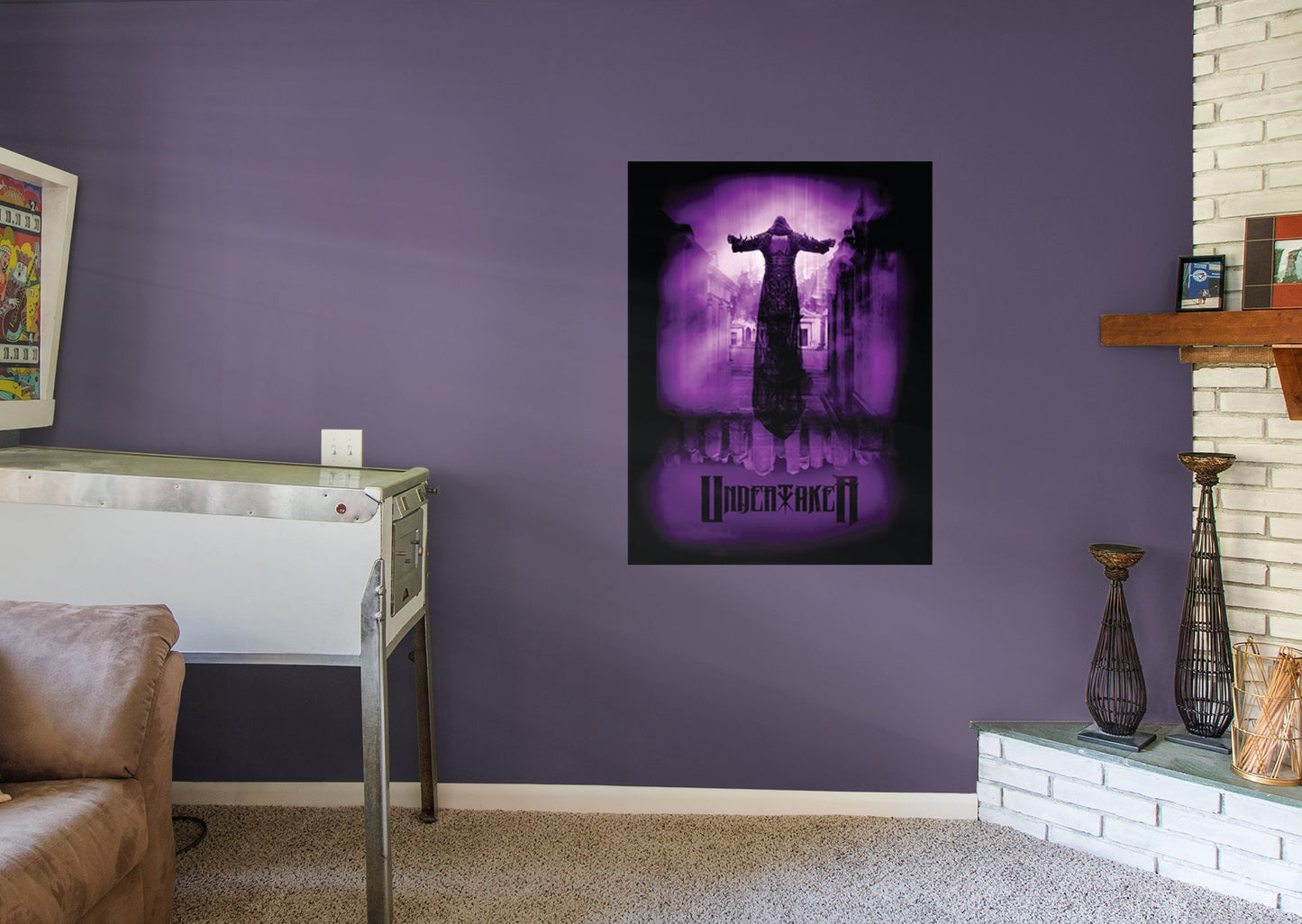 Undertaker  Mural        - Officially Licensed WWE Removable Wall   Adhesive Decal