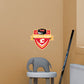 Calgary Flames:   Badge Personalized Name        - Officially Licensed NHL Removable     Adhesive Decal