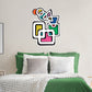 Dream Big Art:  Abstract Icon        - Officially Licensed Juan de Lascurain Removable     Adhesive Decal
