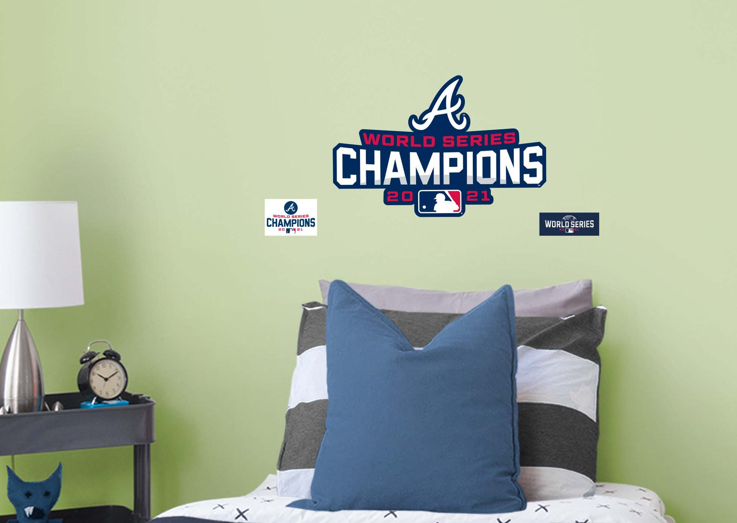 Atlanta Braves: Team 2021 World Series Celebration Poster - MLB Removable Adhesive Wall Decal Giant 48W x 36H