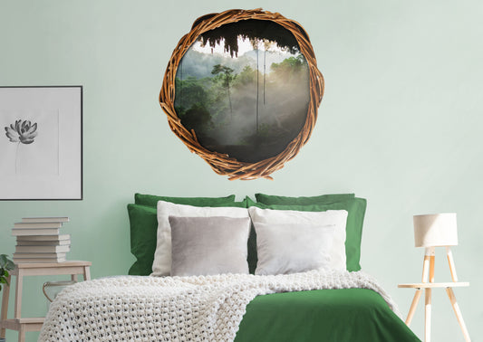 Home Decor:  Jungle Into the Cave        -   Removable Wall   Adhesive Decal