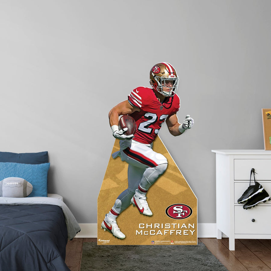 Christian McCaffrey - Life-Size Stand Out - Official NFL - San Francisco 49ers - Foam Core Cutout