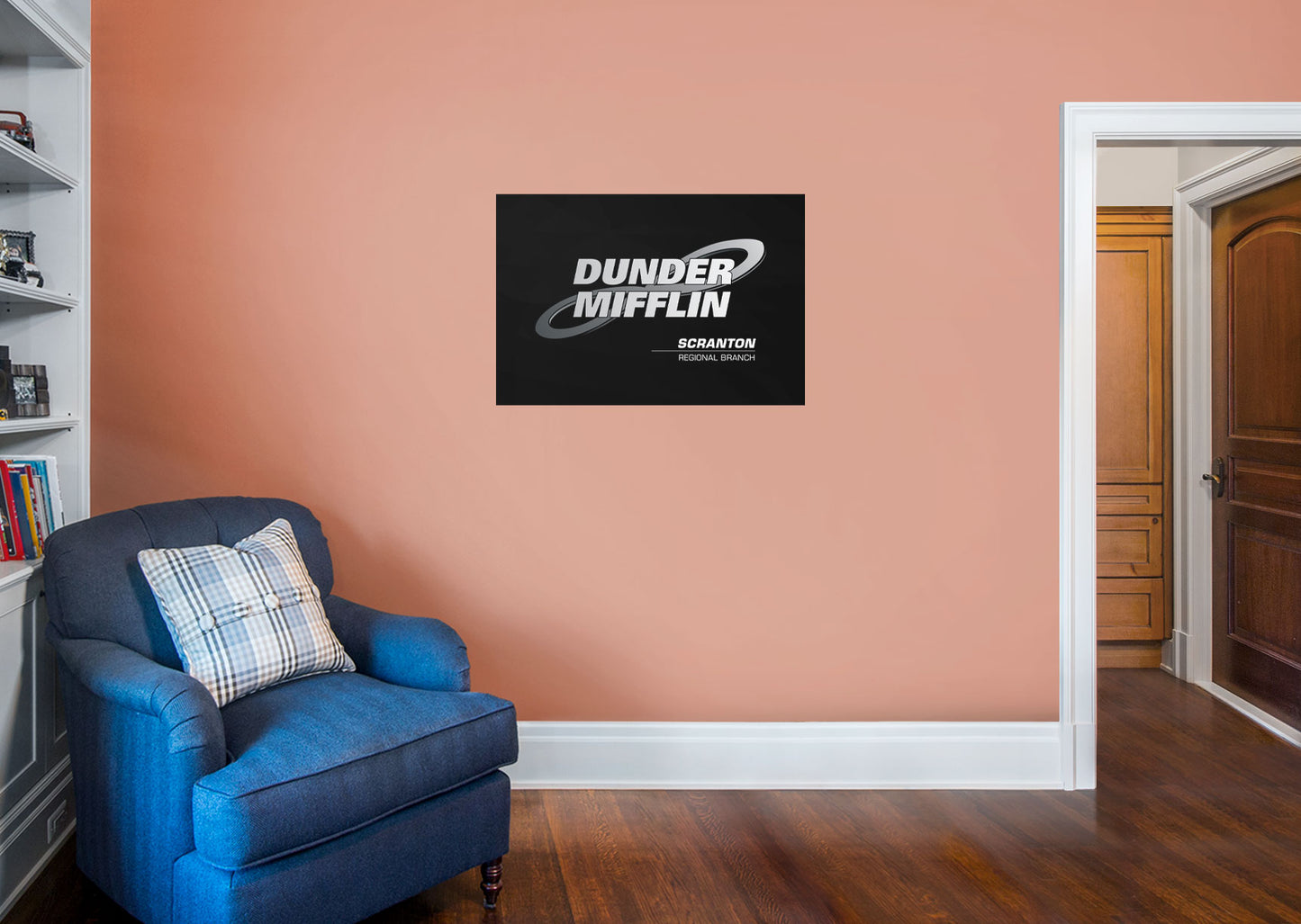 The Office: DM Branch Logo Mural        - Officially Licensed NBC Universal Removable Wall   Adhesive Decal