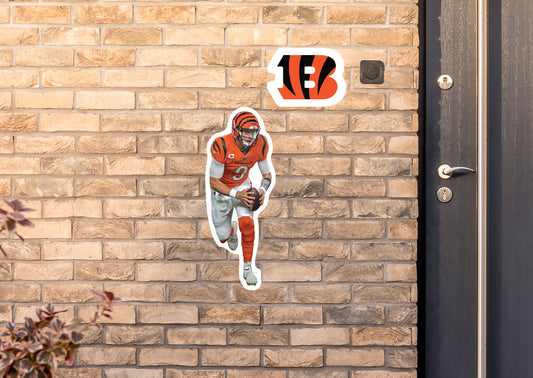 Cincinnati Bengals: Joe Burrow 2021  Player        - Officially Licensed NFL    Outdoor Graphic