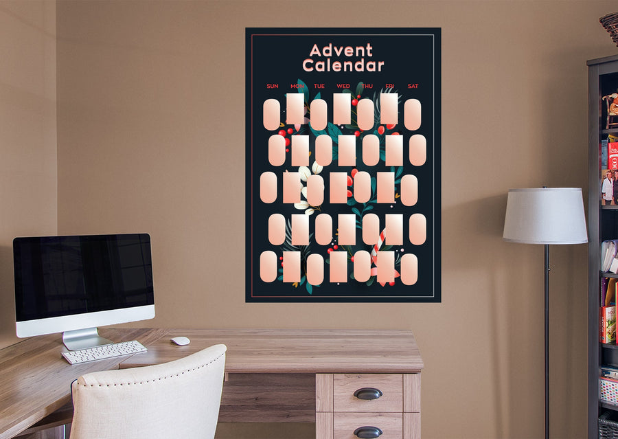 Calendars: Finally December Dry Erase - Removable Adhesive Decal