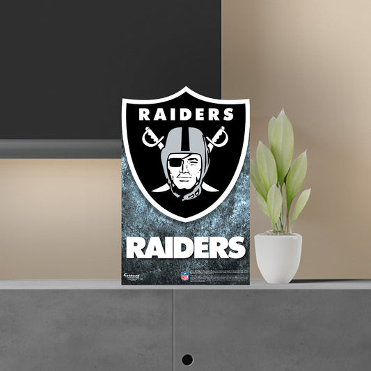 Las Vegas Raiders:  2022 Logo  Mini   Cardstock Cutout  - Officially Licensed NFL    Stand Out