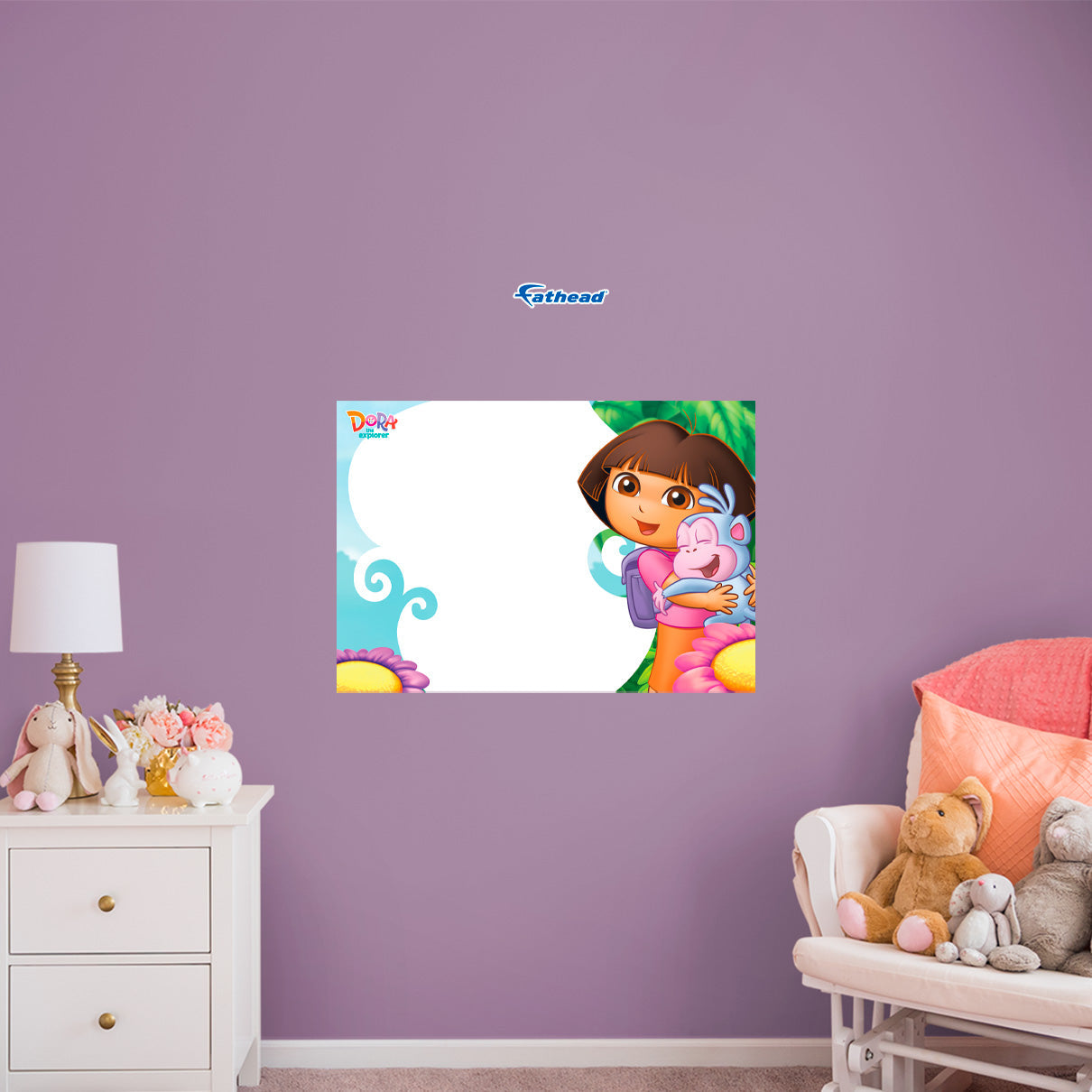 Dora the Explorer: Together Dry Erase - Officially Licensed Nickelodeon Removable Adhesive Decal