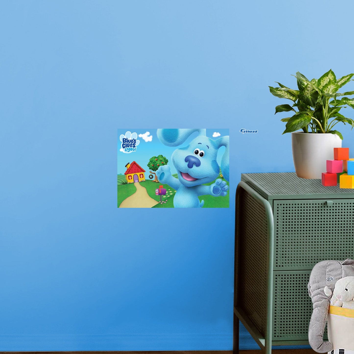 Blue's Clues: Happy Poster - Officially Licensed Nickelodeon Removable Adhesive Decal