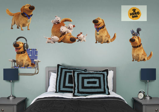 Dug Days:  Dug Collection        - Officially Licensed Disney Removable Wall   Adhesive Decal