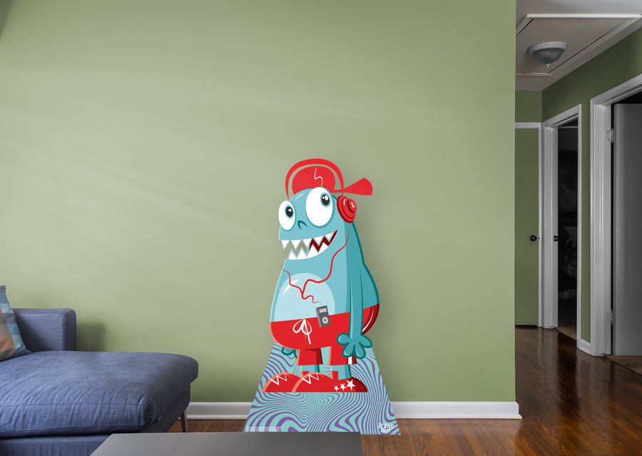 Monster:  Music Lover Creature   Foam Core Cutout  -      Stand Out