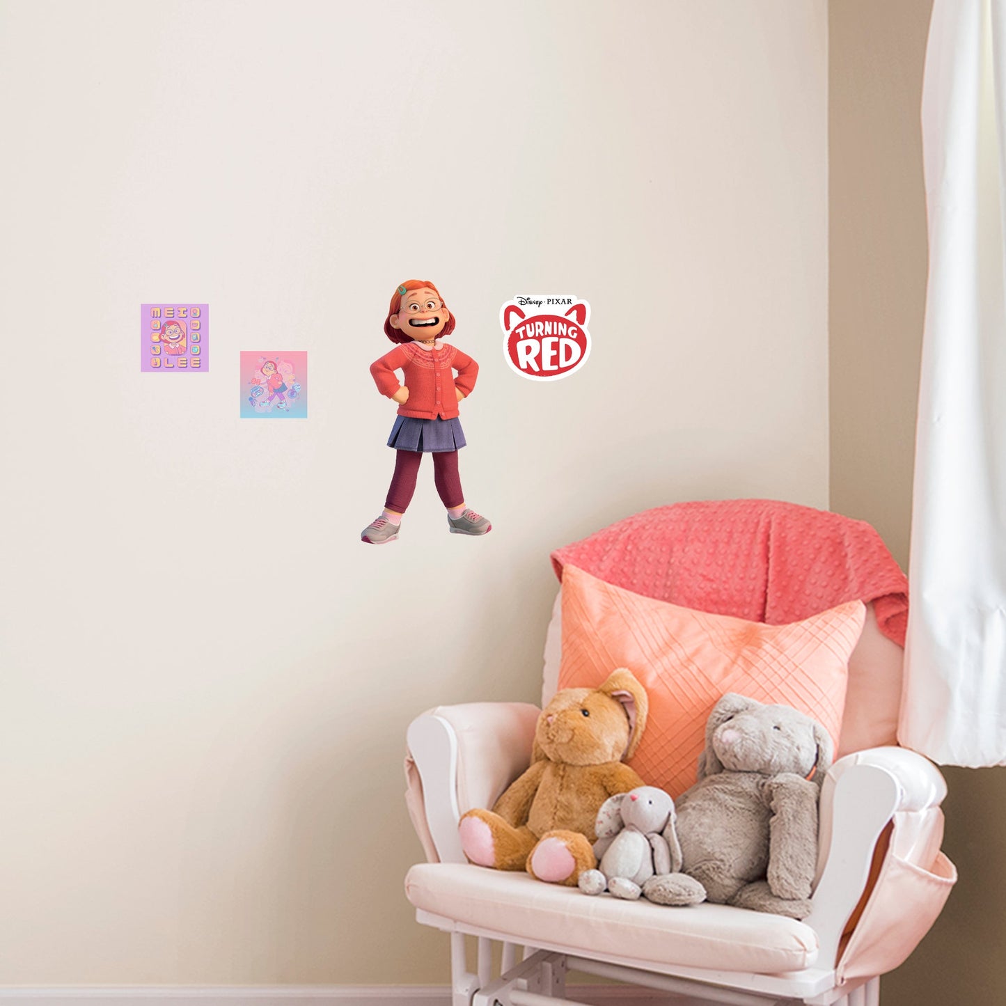 Turning Red: Meilin RealBig - Officially Licensed Disney Removable Adhesive Decal