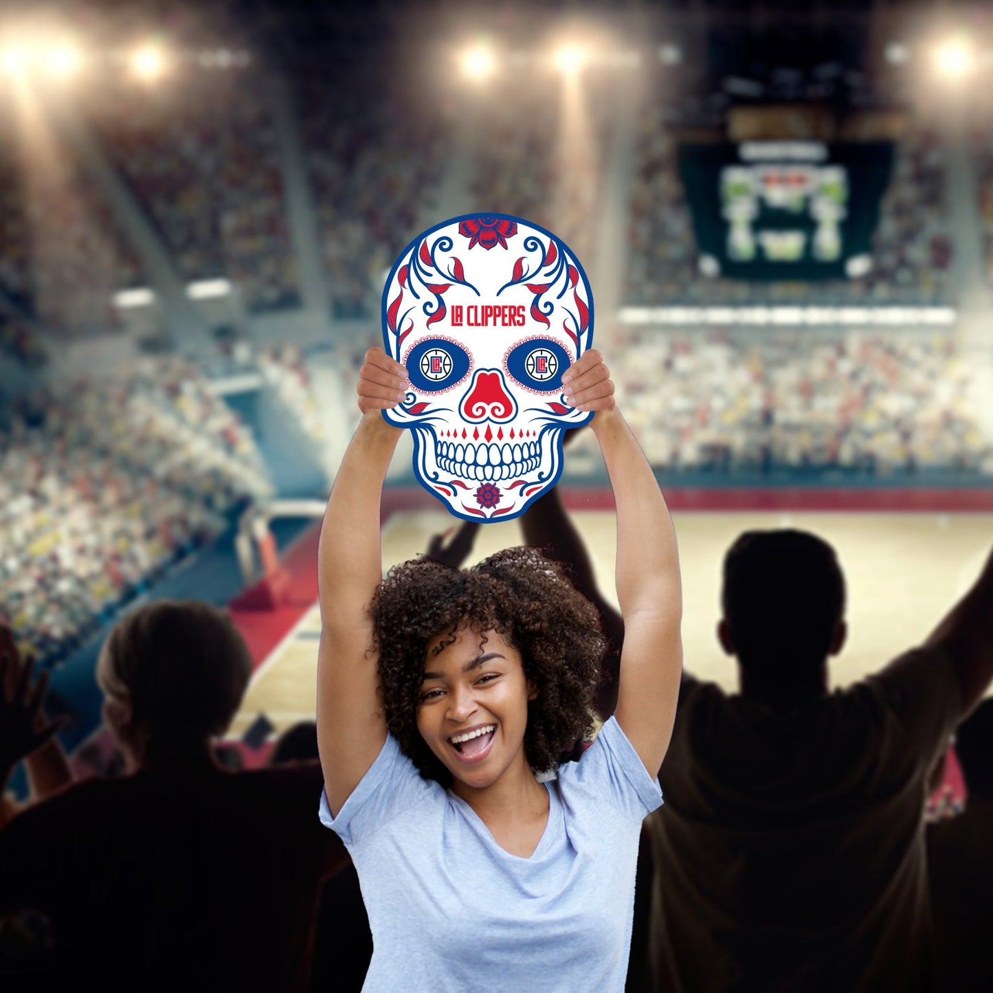 Los Angeles Clippers: Skull Foam Core Cutout - Officially Licensed NBA Big Head