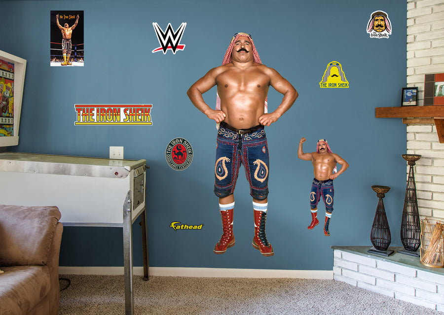 Iron Sheik - RealBig Collection - Official WWE - Reusable Vinyl Wall Decals