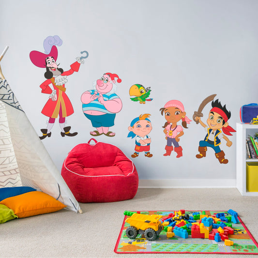Jake and the Neverland Pirates: Collection - Officially Licensed Disney Removable Wall Decals