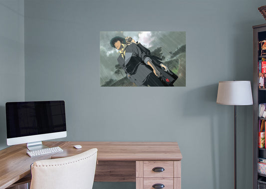 Cowboy Bebop: Spike Julia Rain Mural        - Officially Licensed Funimation Removable Wall   Adhesive Decal
