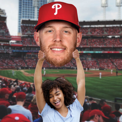 Philadelphia Phillies: Zack Wheeler Foam Core Cutout - Officially Licensed MLB Big Head