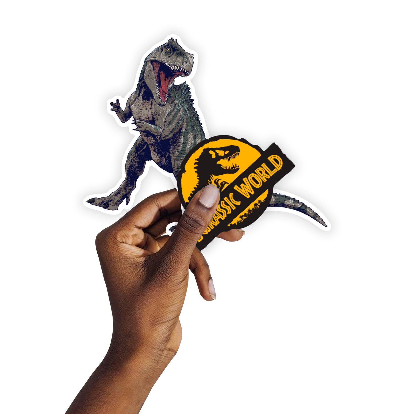 Sheet of 5 -Jurassic World Dominion: Giganotosaurus Minis - Officially Licensed NBC Universal Removable Adhesive Decal