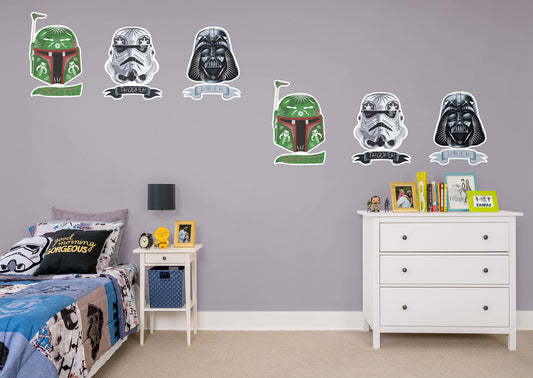 Day of the Dead Collection        - Officially Licensed Star Wars Removable Wall   Adhesive Decal