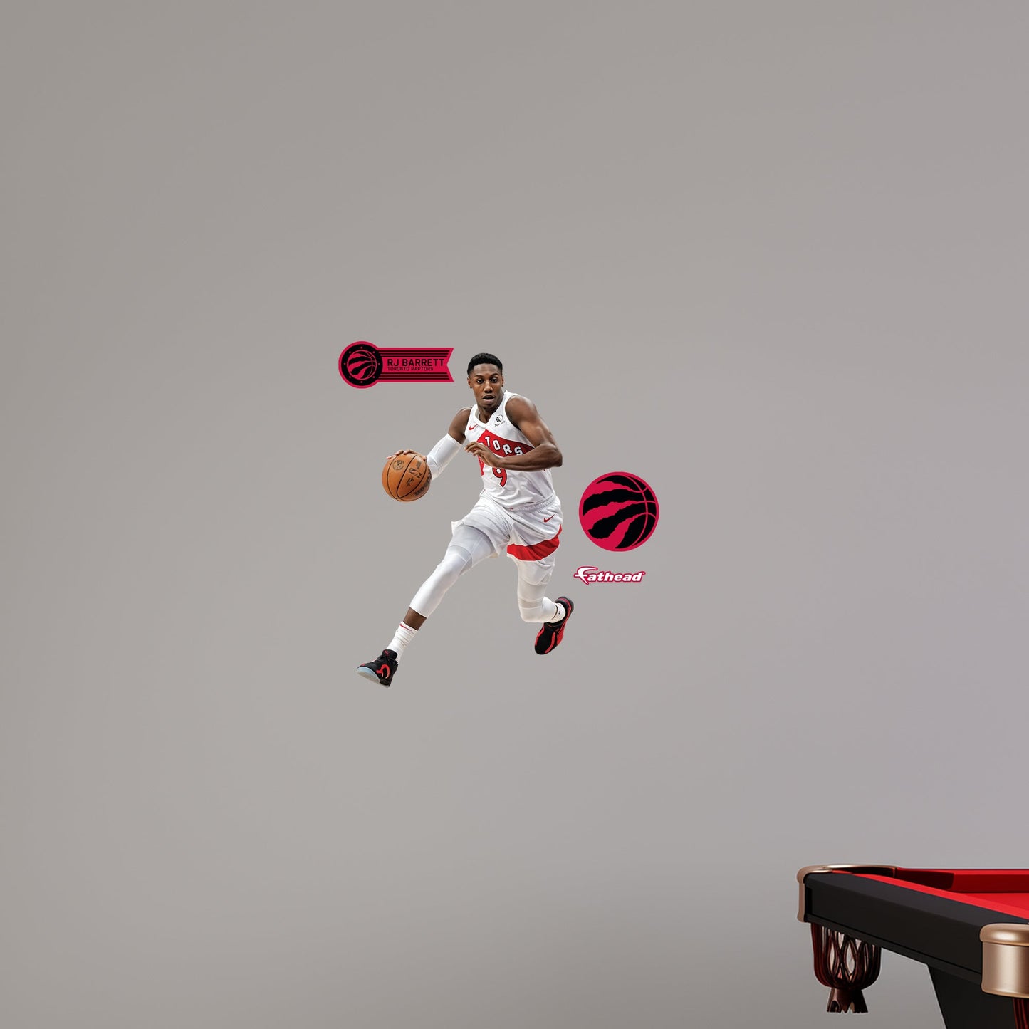 Toronto Raptors: RJ Barrett         - Officially Licensed NBA Removable     Adhesive Decal
