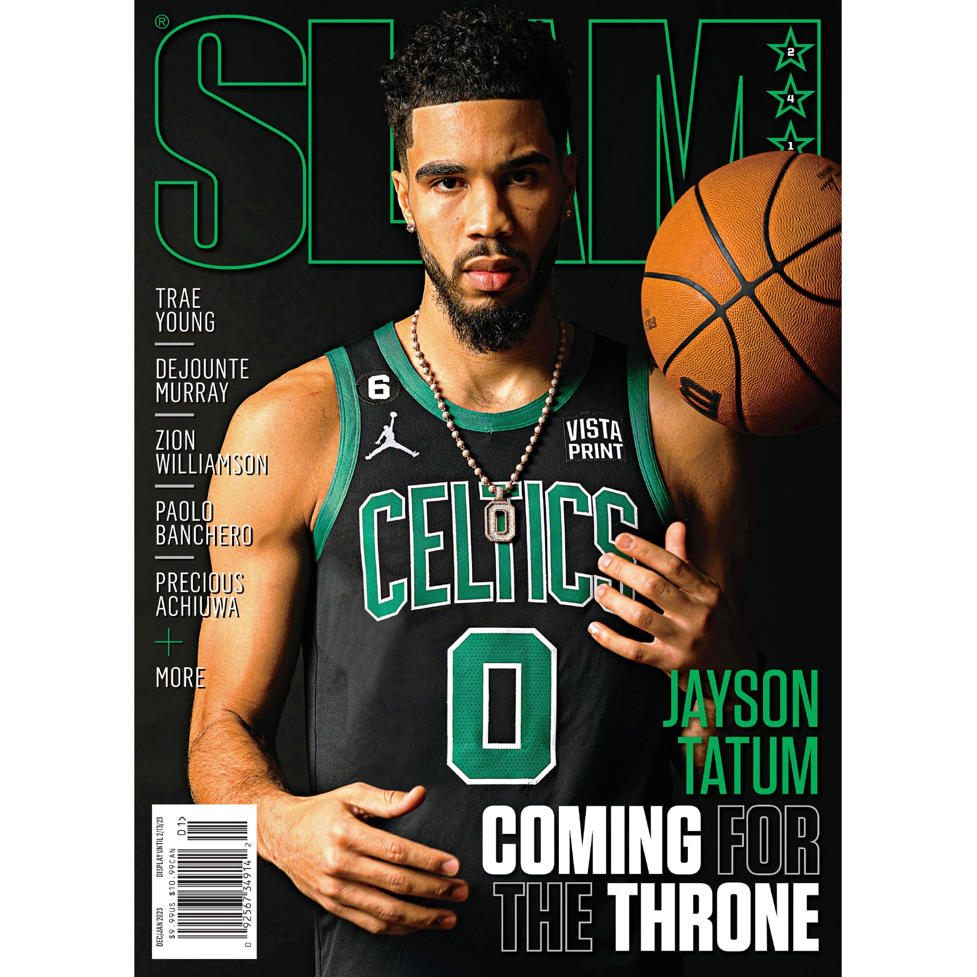Jayson Tatum / Autographed Boston Celtics Pro Style Basketball Jersey