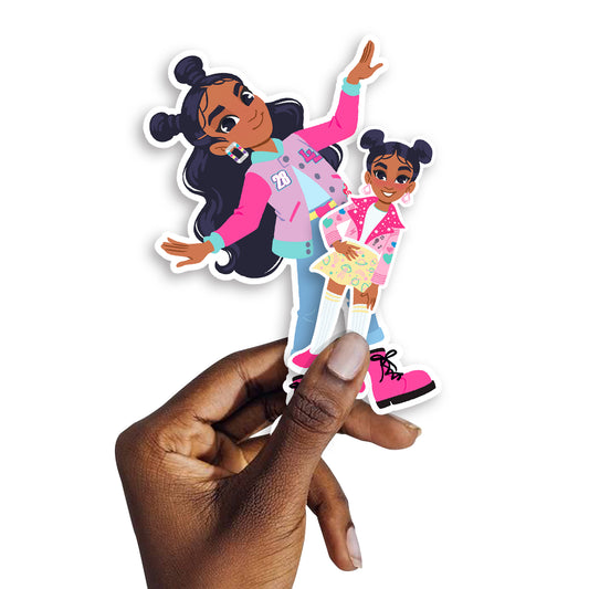 That Girl Lay Lay:  Cartoon Minis        - Officially Licensed Nickelodeon Removable     Adhesive Decal