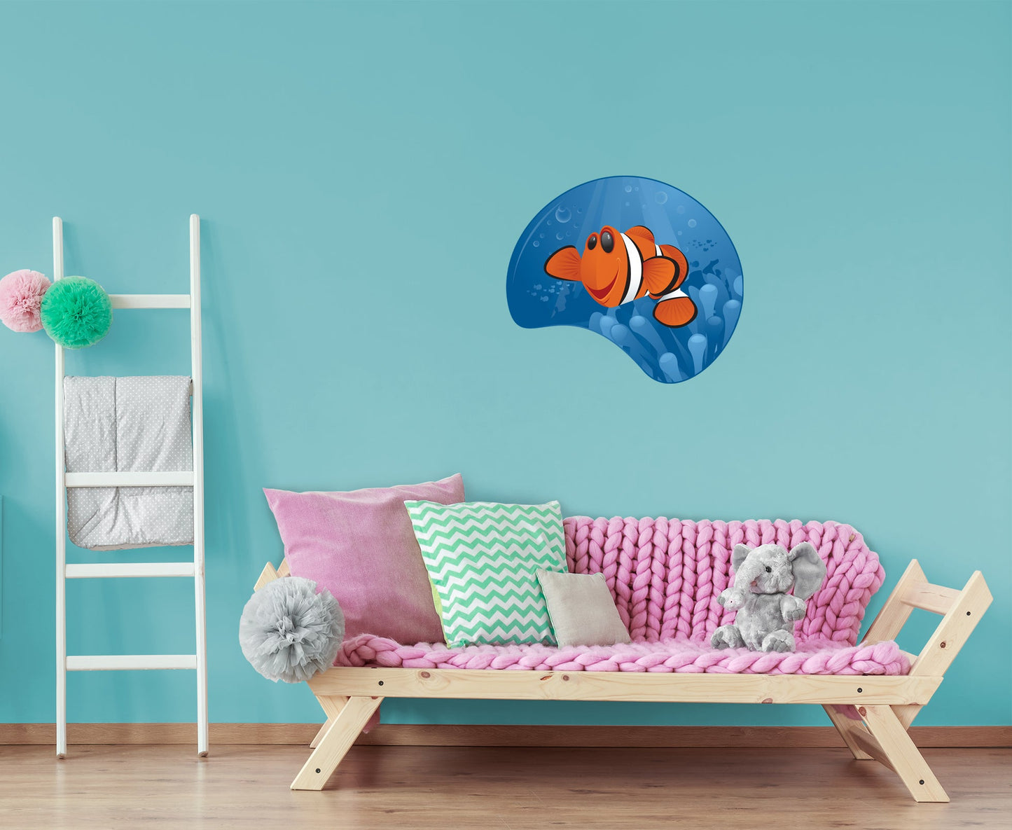 Nursery:  Hello Icon        -   Removable Wall   Adhesive Decal