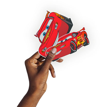Sheet of 4 -Cars: Lightning McQueen Minis        - Officially Licensed Disney Removable     Adhesive Decal