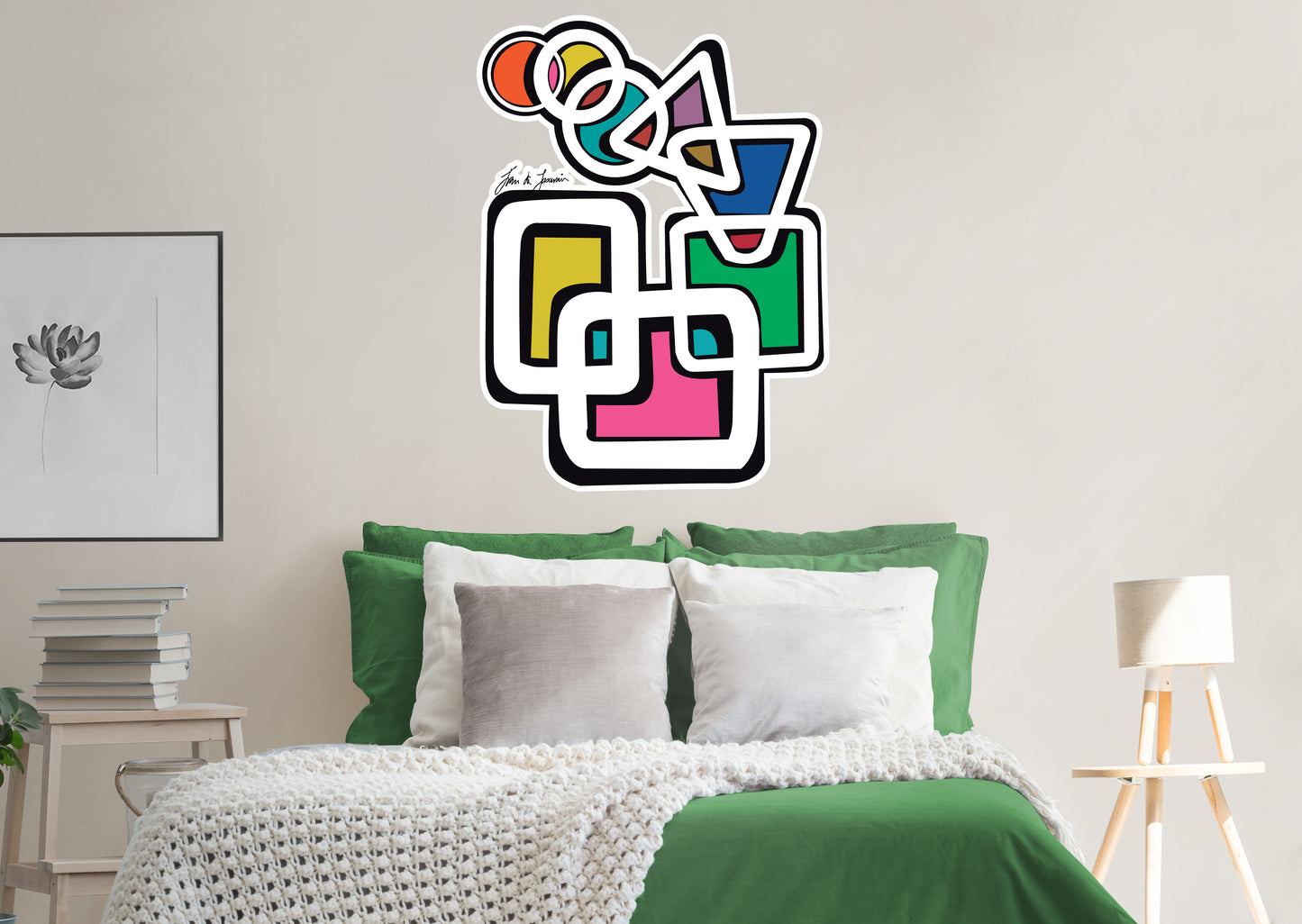 Dream Big Art:  Abstract Icon        - Officially Licensed Juan de Lascurain Removable     Adhesive Decal