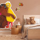 Snuffleupagus and Big Bird RealBig - Officially Licensed Sesame Street Removable Adhesive Decal