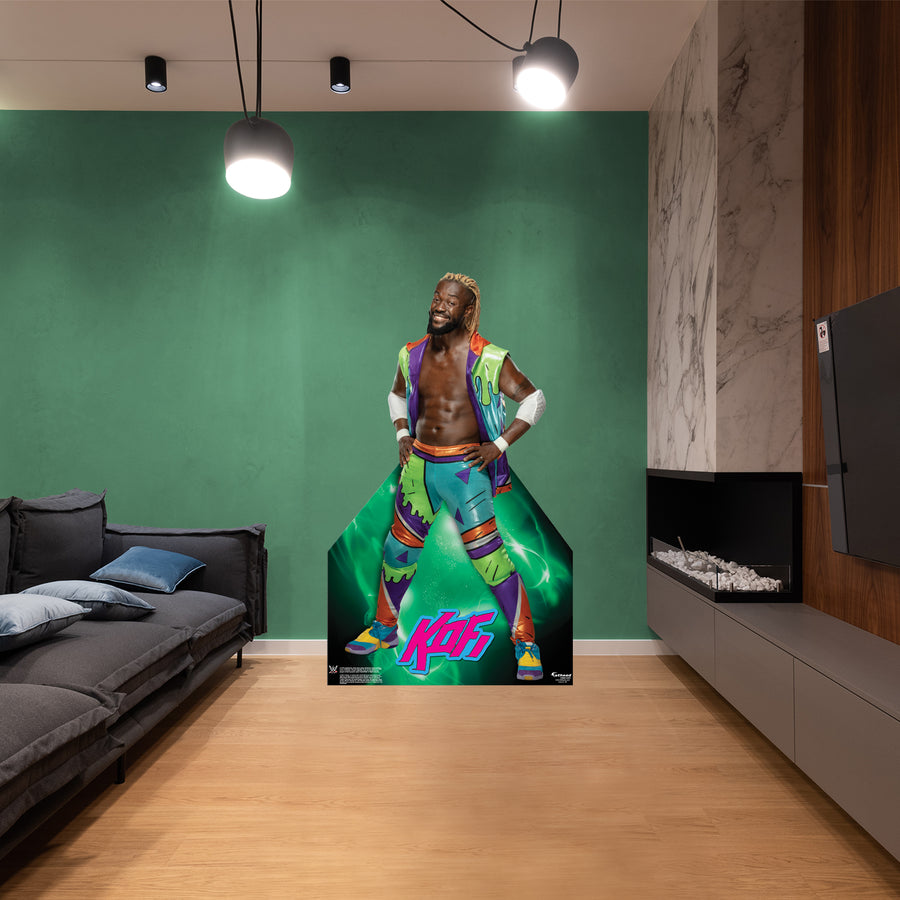 Kofi Kingston - Life-Size Stand Out - Official WWE - Foam Core Cutout