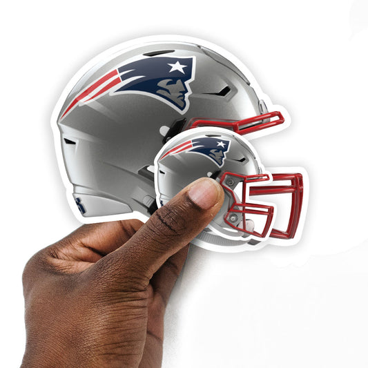 New England Patriots:   Helmet Minis        - Officially Licensed NFL Removable     Adhesive Decal