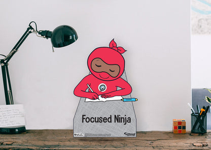 Focused Ninja Minis   Cardstock Cutout  - Officially Licensed Ninja Life Hacks    Stand Out
