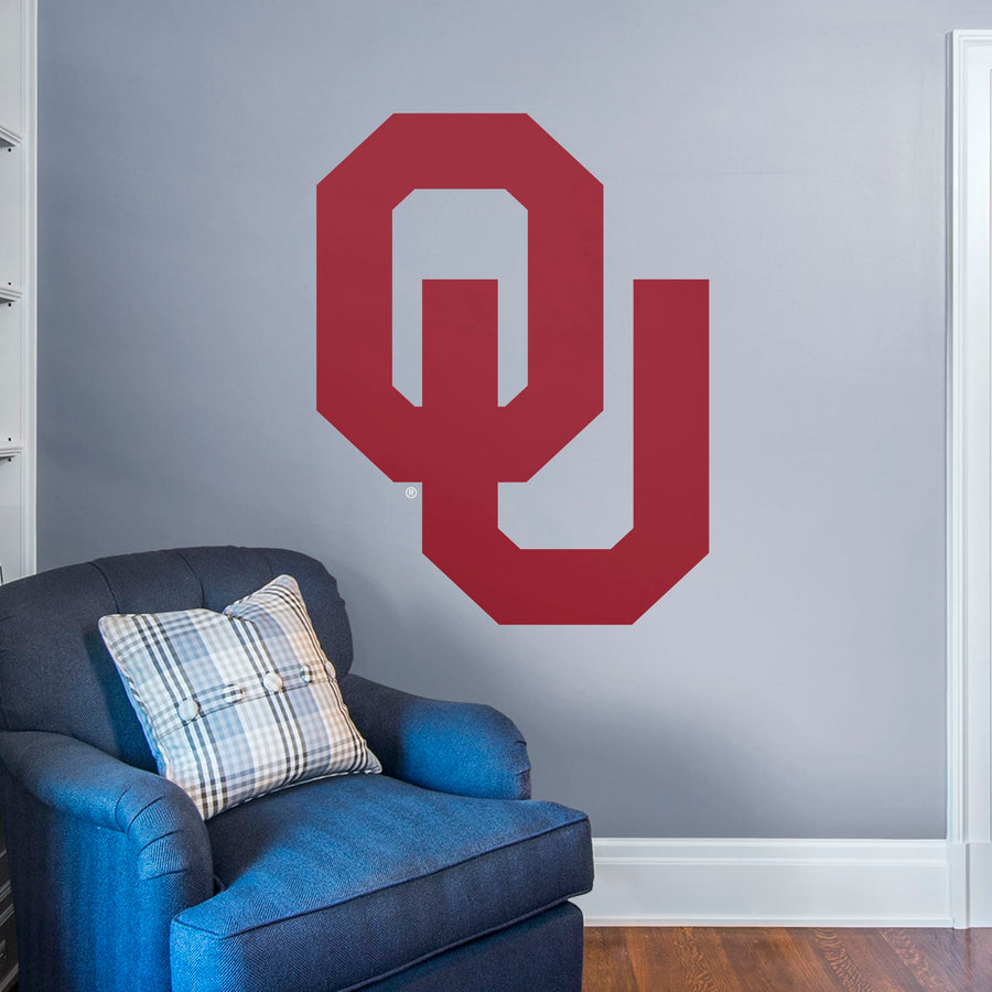 Oklahoma Sooners - RealBig Logo Collection - Official NCAA - Reusable Vinyl Wall Decals