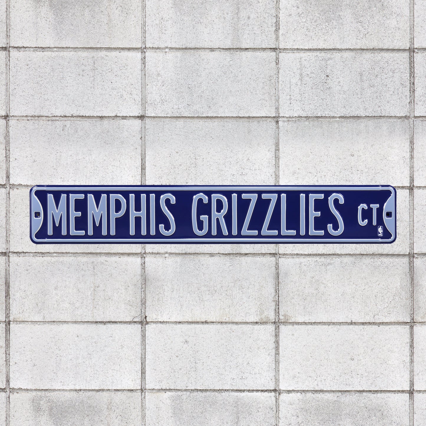 Memphis Grizzlies: Court - Officially Licensed NBA Metal Street Sign