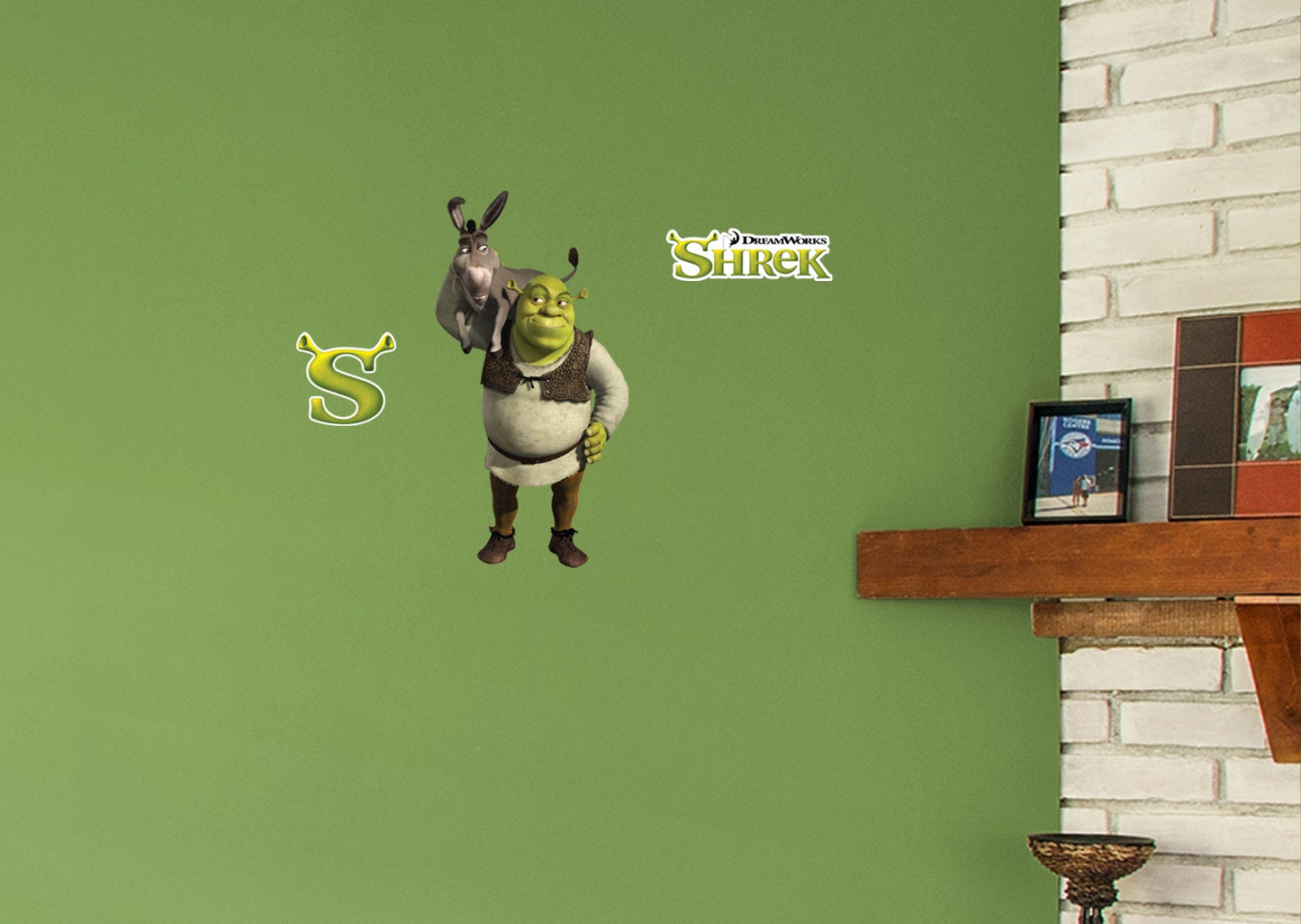 Shrek: Shrek and Donkey RealBig - Officially Licensed NBC Universal Removable Adhesive Decal