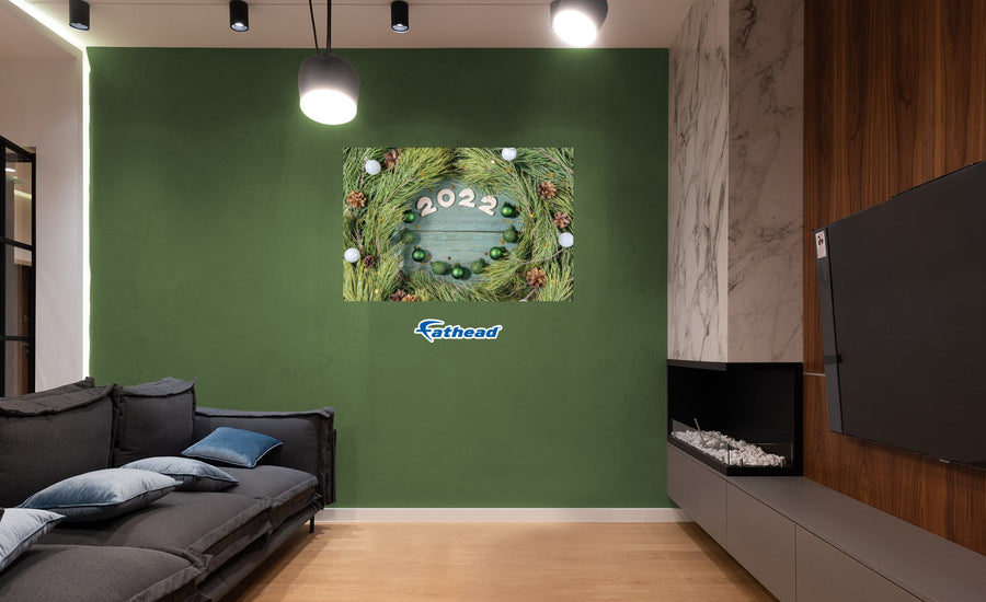 New Year: Greener 2022 Poster - Removable Adhesive Decal