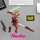Ahsoka Tano - Star Wars: Clone Wars - Officially Licensed Removable Wall Decal