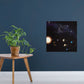 Planets:  Axes Mural        -   Removable     Adhesive Decal