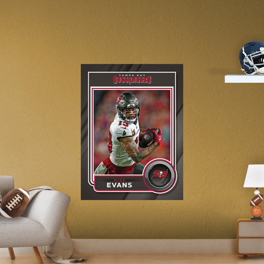 Tampa Bay Buccaneers: Mike Evans 2022 Poster        - Officially Licensed NFL Removable     Adhesive Decal