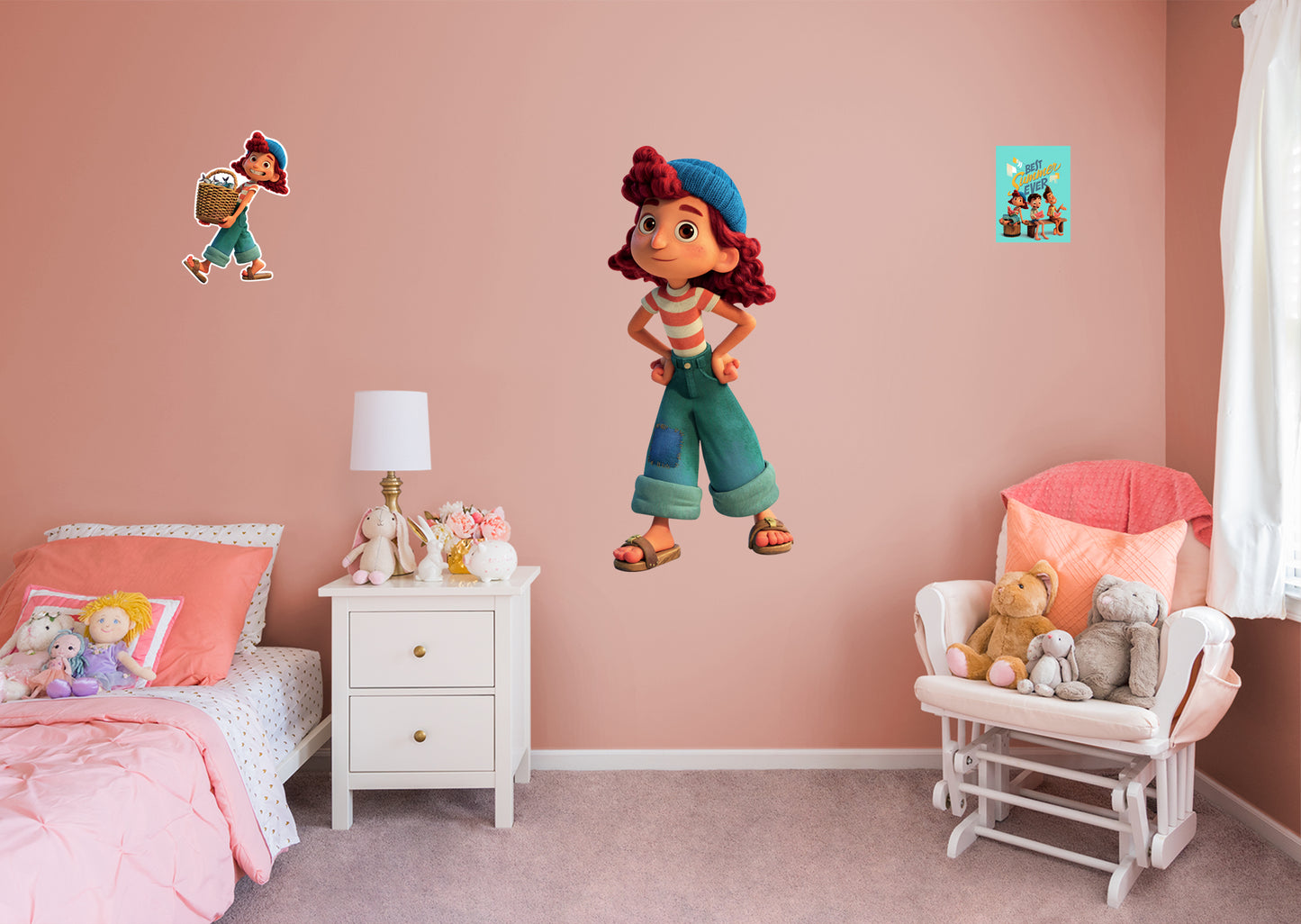 Luca: Giulia RealBig        - Officially Licensed Disney Removable Wall   Adhesive Decal