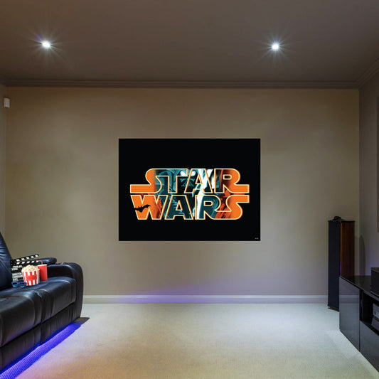 Halloween Logo Poster        - Officially Licensed Star Wars Removable     Adhesive Decal