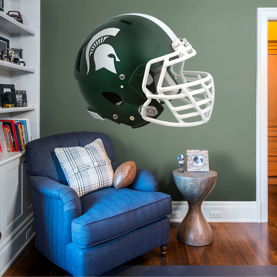 Michigan State Spartans - RealBig Helmet Collection - Official NCAA - Reusable Vinyl Wall Decals