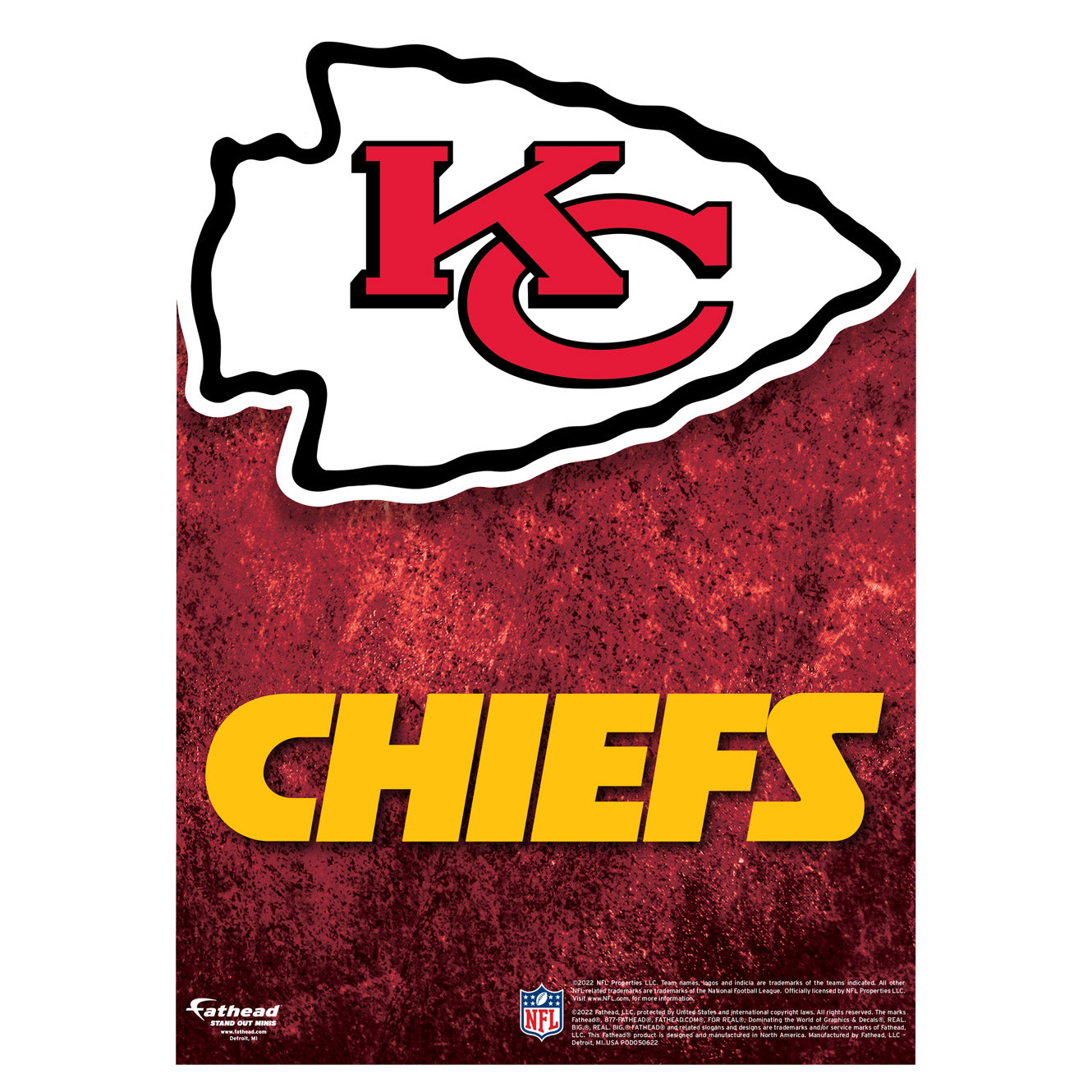 Kansas City Chiefs: 2022 Logo Mini Cardstock Cutout - Officially Licensed  NFL Stand Out