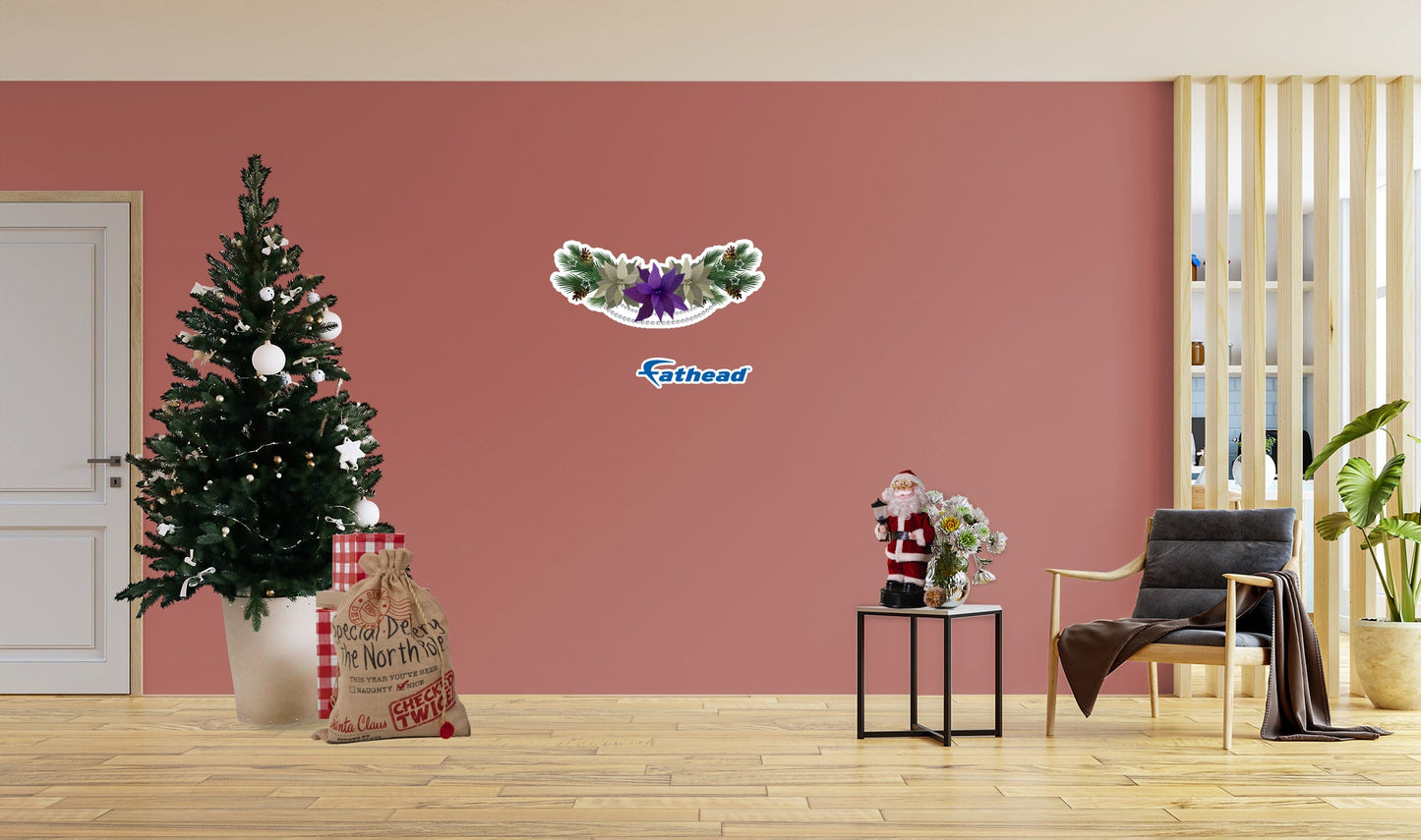 Christmas: White Pearls Icon - Removable Adhesive Decal