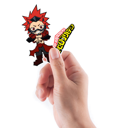 Sheet of 5 -My Hero Academia: KIRISHIMA Minis        - Officially Licensed Funimation Removable    Adhesive Decal