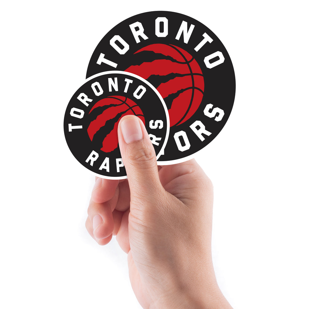 Toranto Raptors Label Toronto Raptors - 5 Logo Minis (Mixed Sizes) - Official NBA - Reusable ...