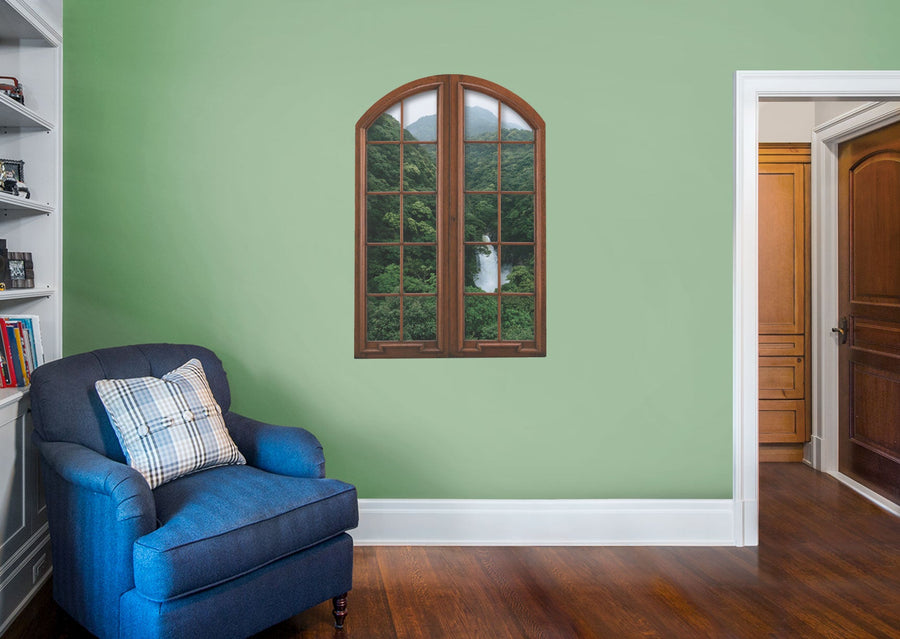 Home Decor:  Jungle Waterfall2        -   Removable Wall   Adhesive Decal