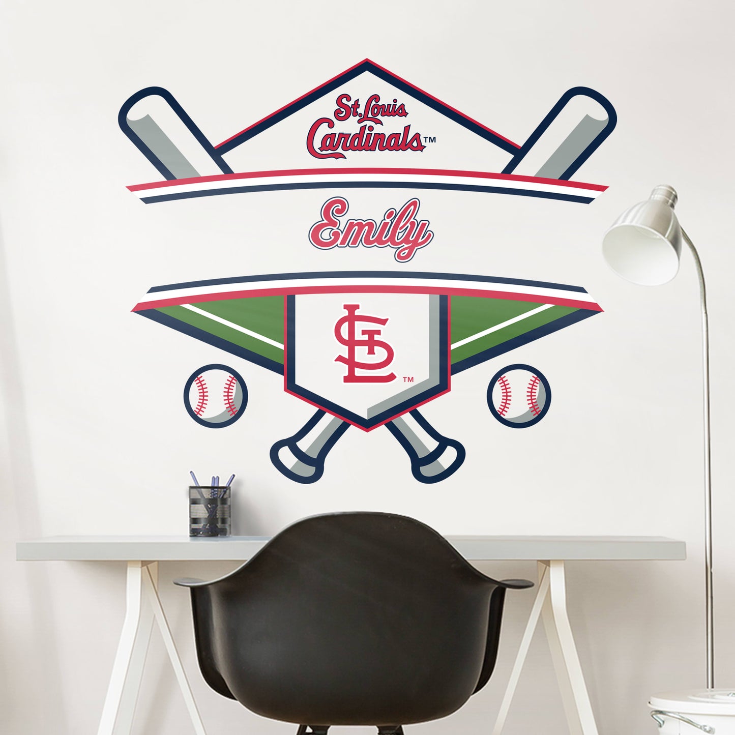 St. Louis Cardinals: Personalized Name - Officially Licensed MLB Transfer Decal