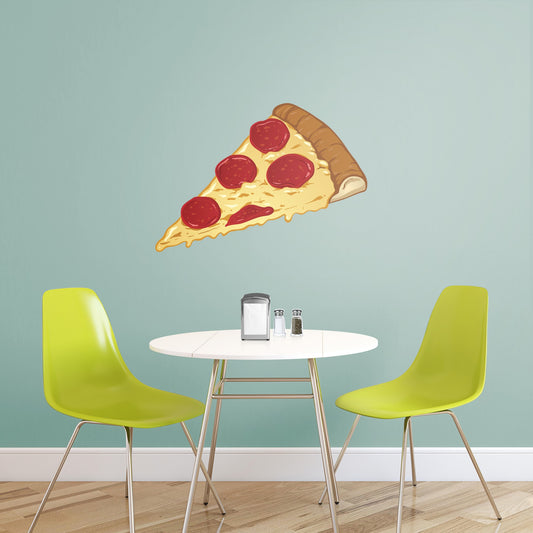 Giant Pizza + 2 Decals (49"W x 35"H)